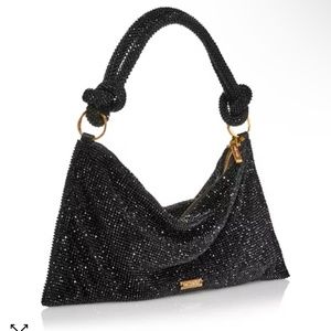 Cult Gaia Hera knotted rhinestones bag - mini